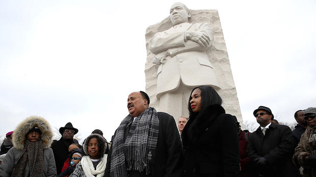 Martin Luther King III At MLK Memorial 