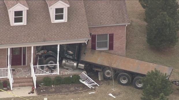 tractor trailer in home 