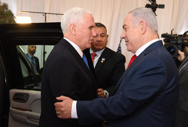 Israeli PM Netanyahu Meets US Vice President Pence 