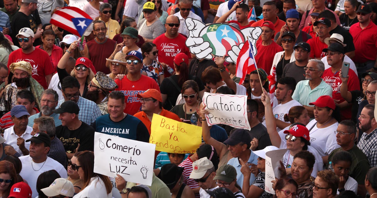 Puerto Rico warns its population and economy will plunge - CBS News