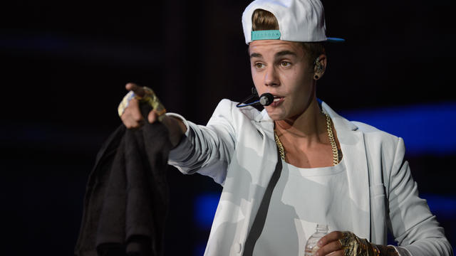 Justin Bieber performs at MGM Grand Garden Arena 