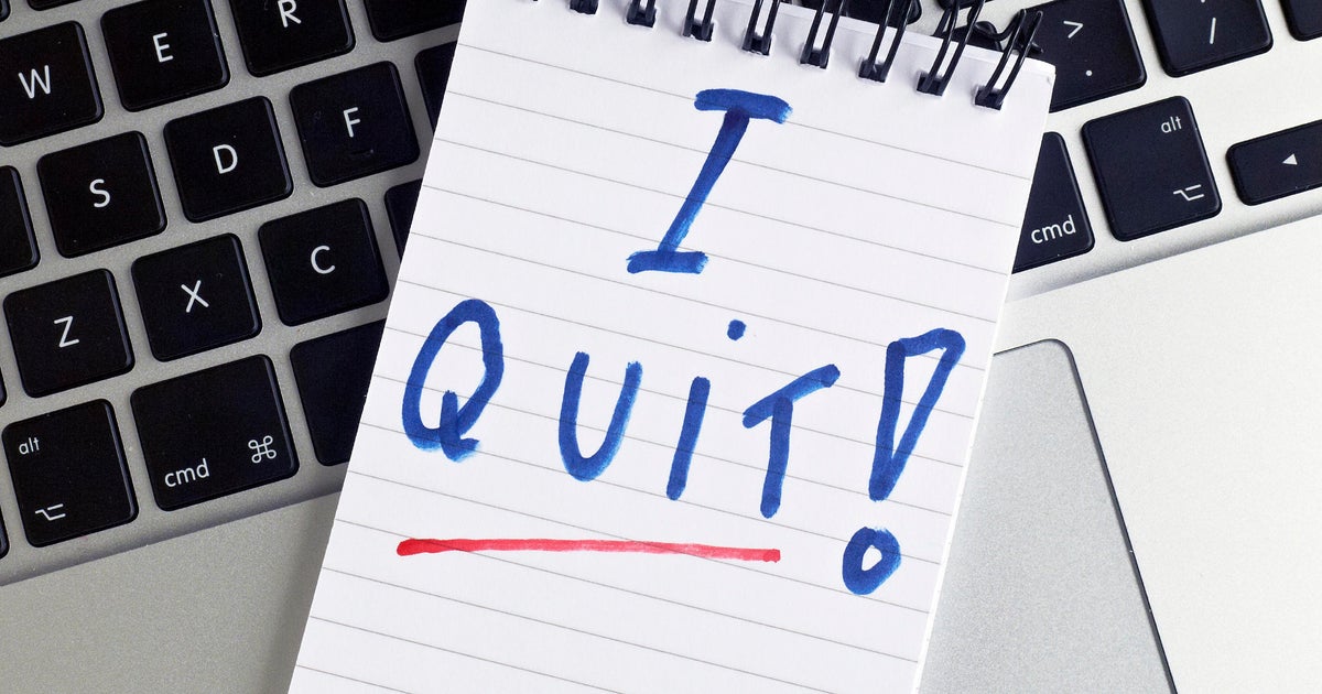 3 really bad reasons to quit your job CBS News