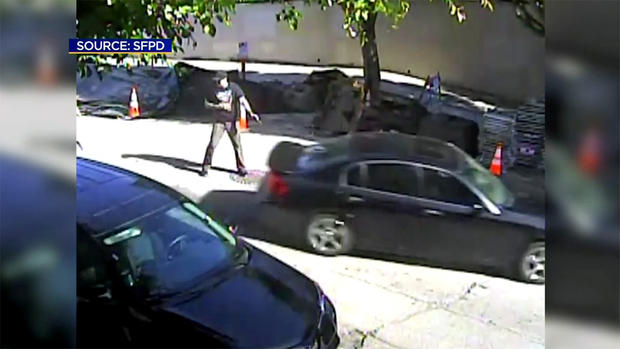 Surveillance Video of Car Burglary Arrest Near S.F. Alamo Square 