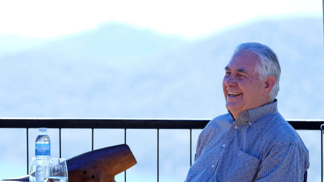 U.S. Secretary of State Rex Tillerson visits the Nahuel Huapi National Park in Patagonia during his Latin America tour, in Bariloche 