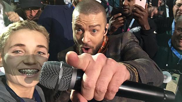 Ryan McKenna Selfie Justin Timberlake 