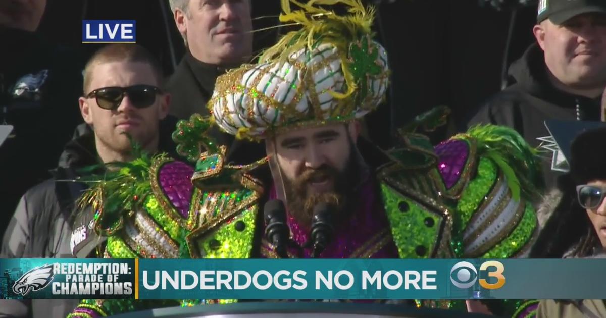 Eagles' Jason Kelce Goes On Epic Rant During Super Bowl Ceremony