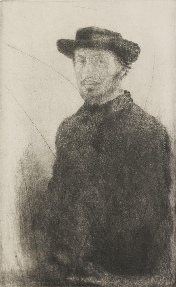 Autoportrait, by Degas 