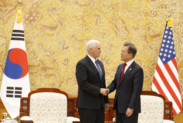 U.S. Vice President Mike Pence visits South Korea 