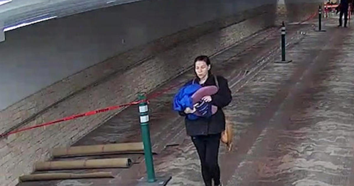 Search for woman who abandoned baby at Tucson airport - CBS News