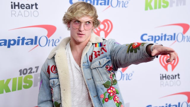 Logan Paul poses in the press room during KIIS-FM's Jingle Ball 2017 presented by Capital One at The Forum on Dec. 1, 2017, in Inglewood, California. 