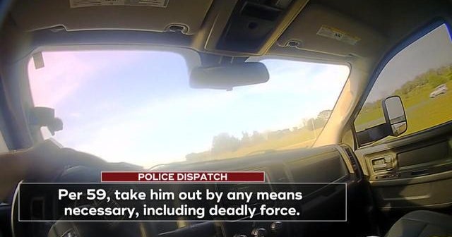 Sheriff caught on body camera saying "take him out" - CBS News