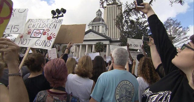 Parkland school shooting survivors demand change in Florida Capitol ...