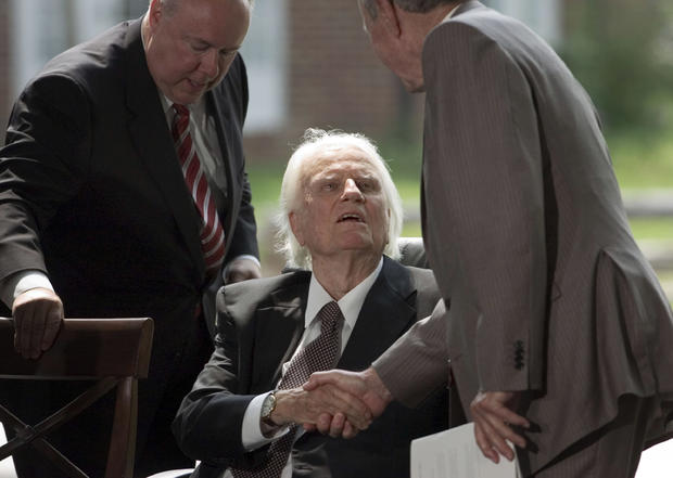 Former Presidents Bush And Clinton And Carter Attend Opening Of Billy Graham Library 