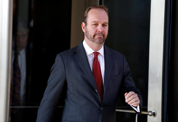 Former Trump campaign aide Rick Gates is seen after a bond hearing at U.S. District Court in Washington Dec. 11, 2017. 