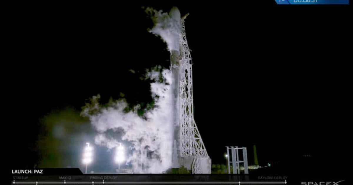 Spacex Launches Falcon 9 Rocket From California - Cbs News