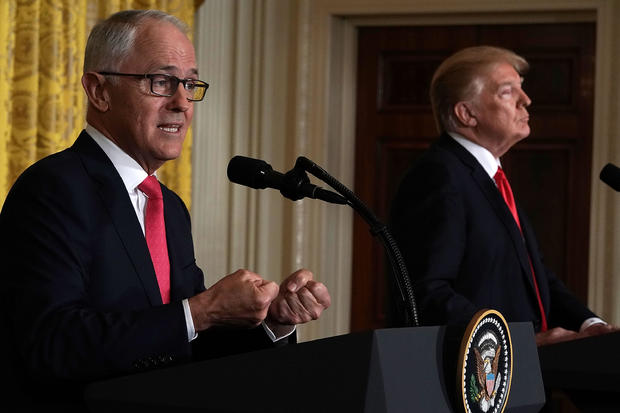 President Trump Holds Joint Press Conference With Australian PM Turnbull 