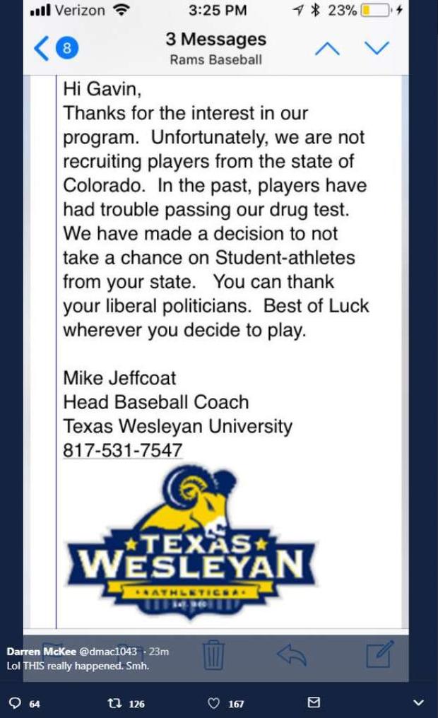 TWU Mike Jeffcoat email 