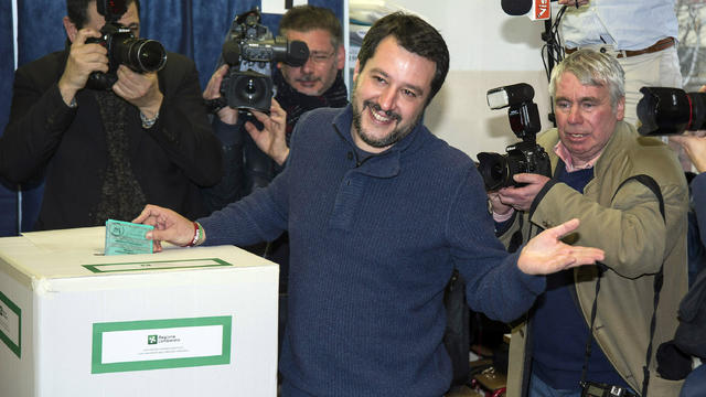 Italian Political Candidates Cast Their Vote 