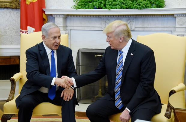 President And Mrs Trump Welcome Israeli PM Netanyahu To White House 