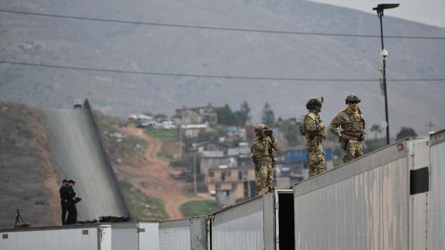 donald trump san diego california border wall prototypes 