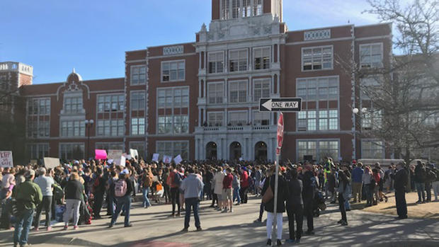 Students Participate In Walkouts 
