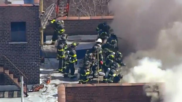 Apartment Building Fire In The Bronx 