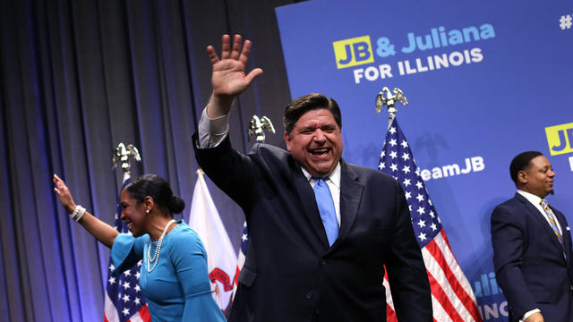 Democratic Gubernatorial Candidate For Governor J.B. Pritzker Holds Primary Night Event In Chicago 