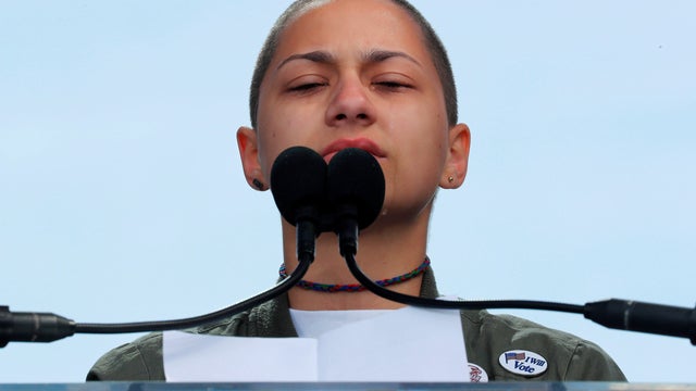 Students and young people gather for the "March for Our Lives" rally demanding gun control in Washington 