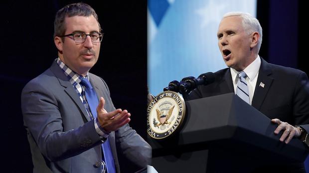 John Oliver and Mike Pence 