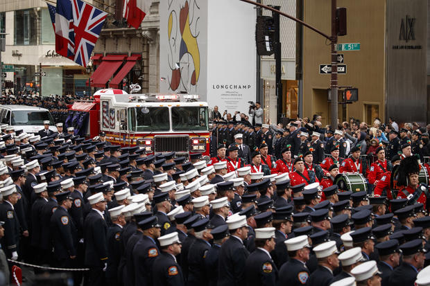 Funeral Held For NYC Firefighter Killed In The Line Of Duty 