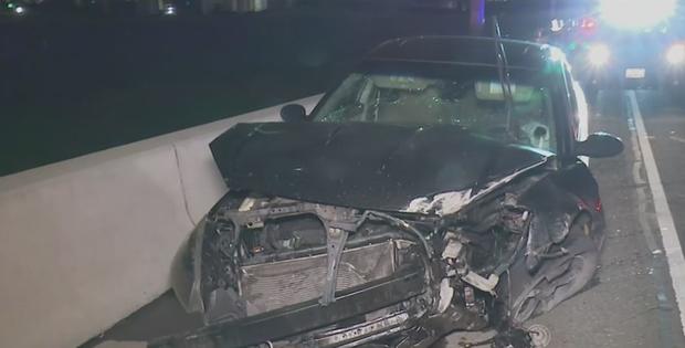 Man Shot By Police Following 405 Chase, Crash In Irvine 
