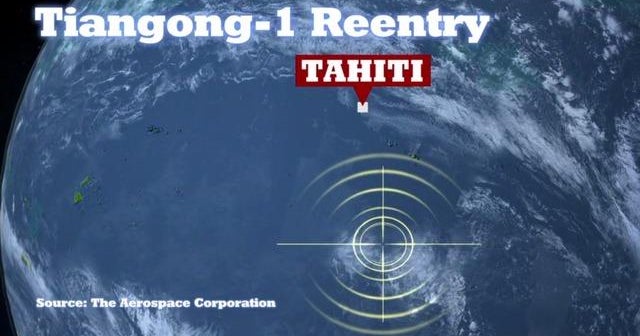 Chinese space station Tiangong 1 burns up in atmosphere CBS News