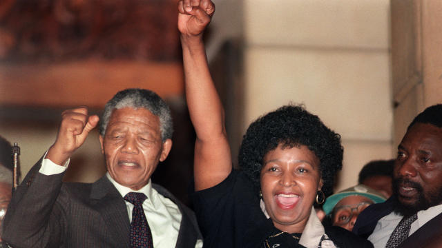 Nelson Mandela and Winnie Mandela 