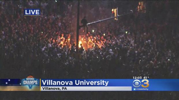 campus celebration at villanova 