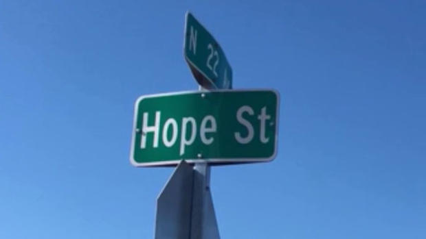 Hope Street Hollywood Street Sign 