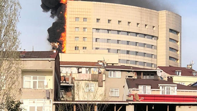 Turkey Hospital Fire 