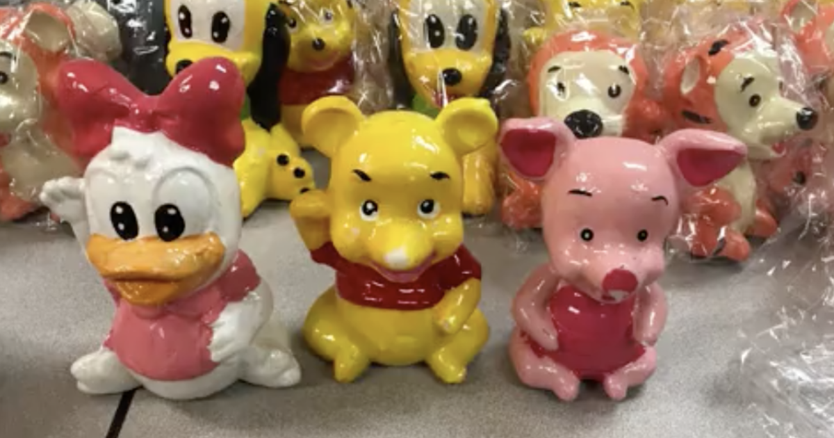 DEA seizes hundreds of knock off Disney figurines filled with meth