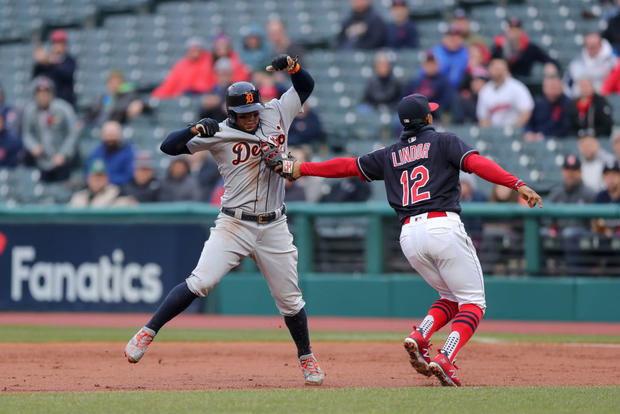 MLB: APR 11 Tigers at Indians 