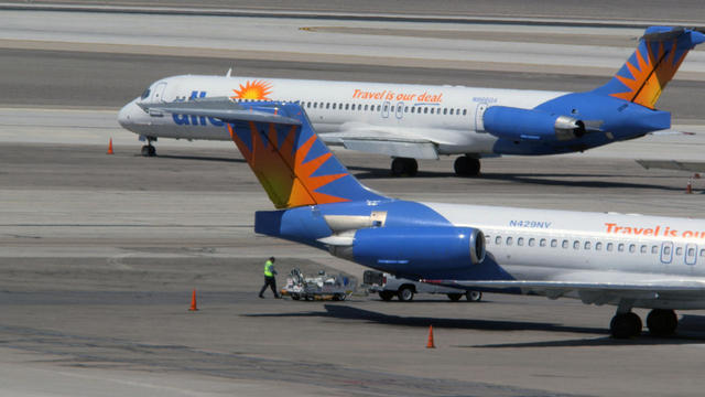 Check out the new Raiders-themed airplane taking flight for Allegiant Air