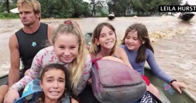 Surf legend Laird Hamilton rescues people stuck in Hawaii floods CBS News