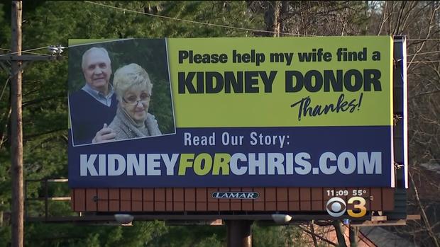 Woman Using Billboard To Help Find Kidney Donor 