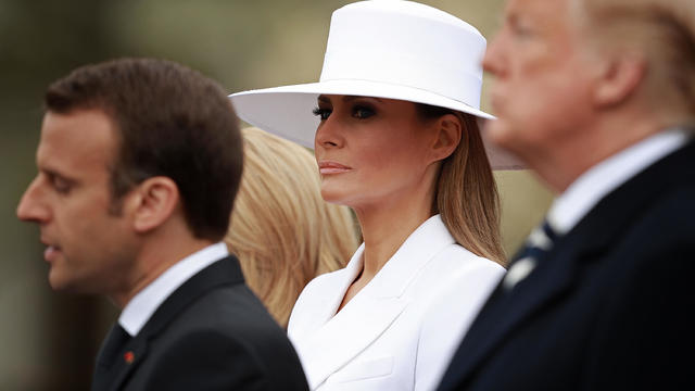 President Trump And First Lady Melania Trump Welcome President Macron And Mrs. Macron To The White House 