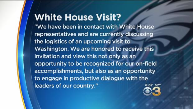 eagles white house statement 