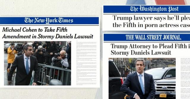 Michael Cohen to plead the Fifth; what does that mean for Trump? - CBS News