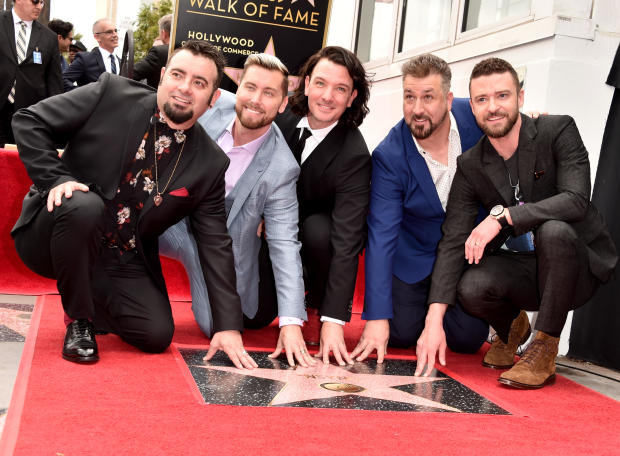 NSYNC Honored With Star On The Hollywood Walk Of Fame 