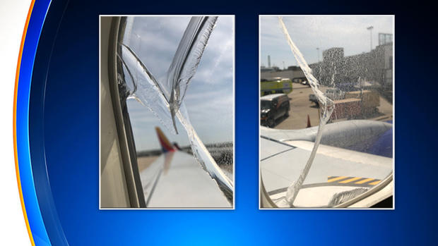 Cracked Southwest Plane Window 