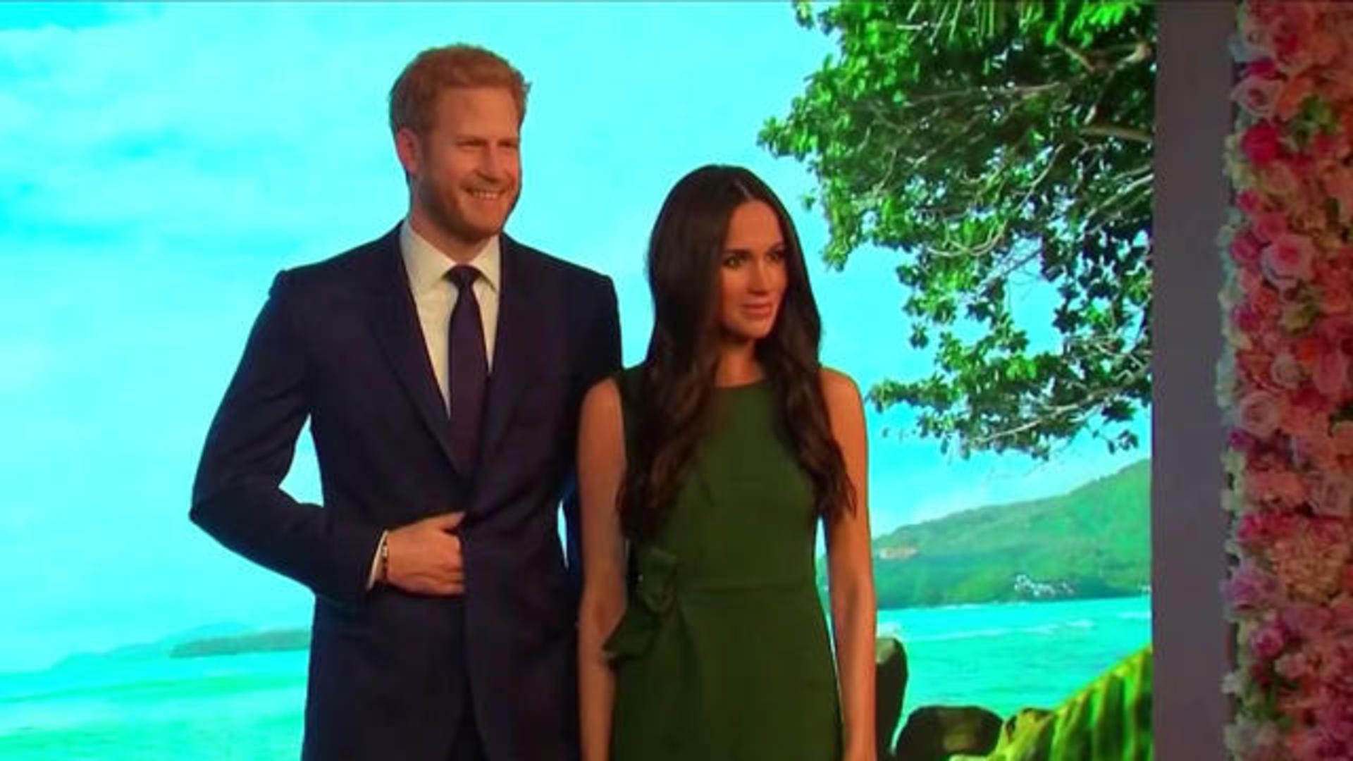 Prince Harry and Meghan Markle wax figures unveiled - CBS News