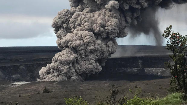 Volcanic eruption in Hawaii 