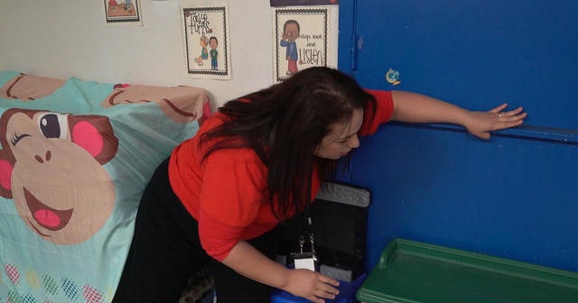 Active shooter drills a new normal for teachers - CBS News