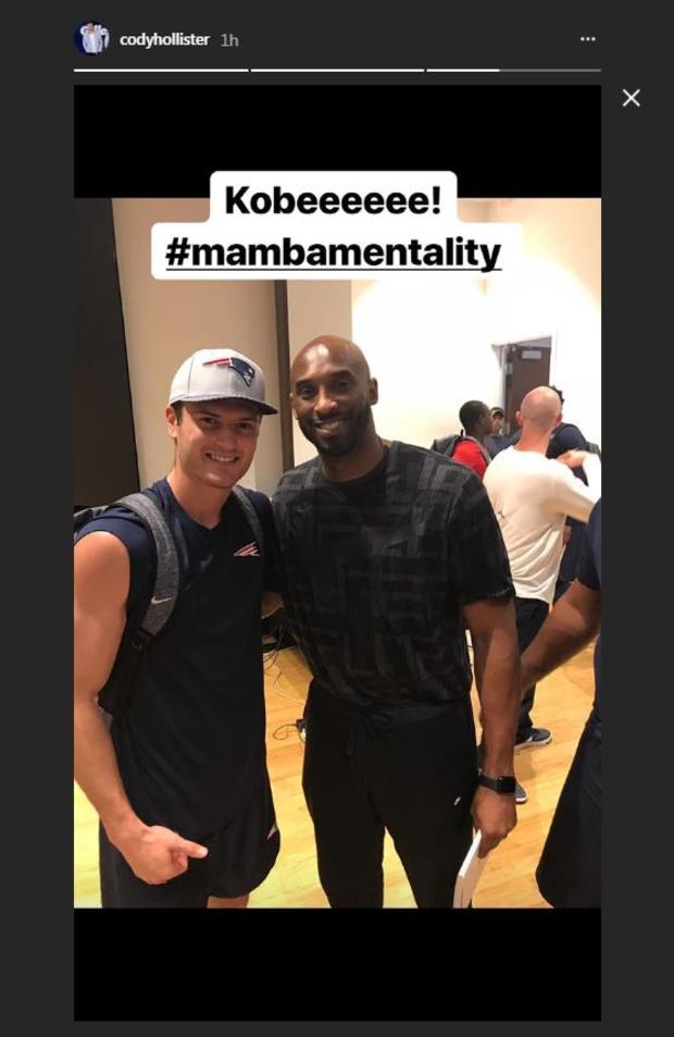 Cody Hollister with Kobe Bryant 